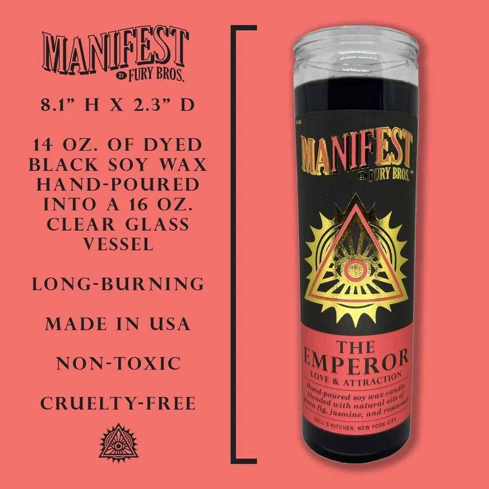 New‎ The Emperor Love and Attraction Manifest Candle